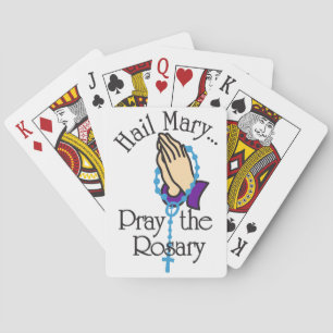Pray the Rosary Pokerkaarten