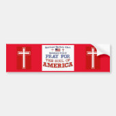 PRAY VOOR AMERIKA BUMPERSTICKER (Voorkant)