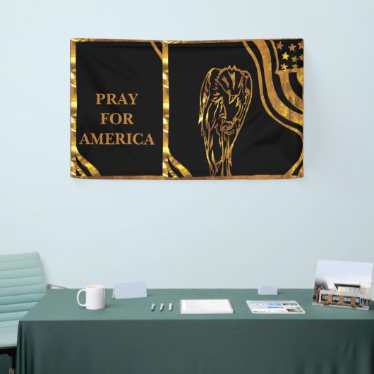PRAY VOOR AMERIKA SPANDOEK (Beurs)