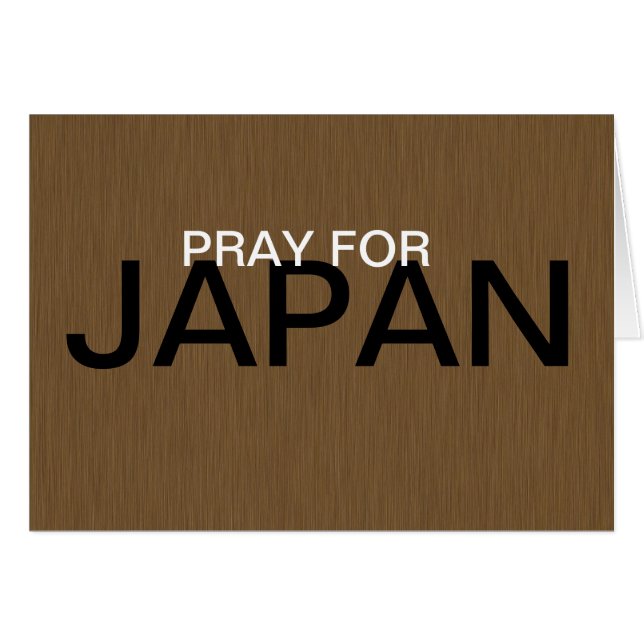PRAY VOOR JAPAN (Voorkant Horizontaal)