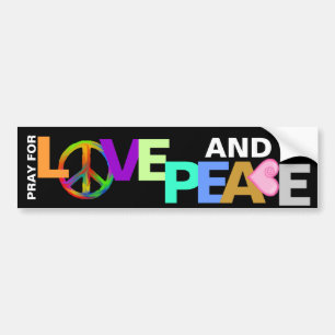 PRAY VOOR VERLIES EN VREDE BUMPERSTICKER