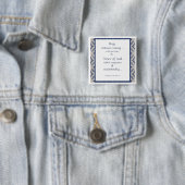 Pray zonder Inspirerend scripts stop te zetten Vierkante Button 5,1 Cm (In situ)