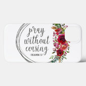 Pray zonder stopzetting Case-Mate iPhone case (Achterkant (horizontaal))