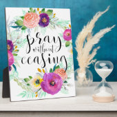 Pray zonder stopzetting fotoplaat (Zijkant)