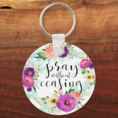 Pray zonder stopzetting sleutelhanger (Voorkant)