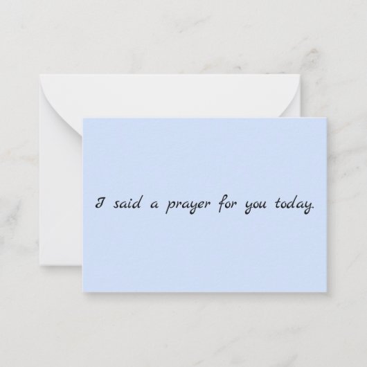 Praybriefkaart Notitiekaartje (Voorkant)