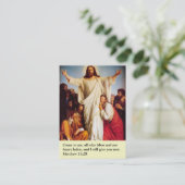 Praycard Visitekaartje (Staand voorkant)