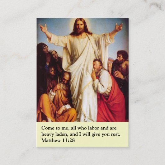 Praycard Visitekaartje (Voorkant)