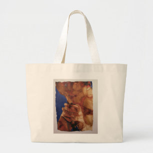 Prayer 1981 grote tote bag