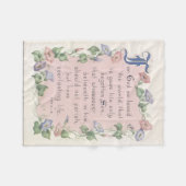 Prayer baby Fleece Blanket (Voorkant (Horizontaal))
