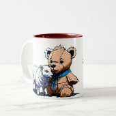 Prayer Bear warme drank mok (Voorkant links)