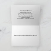 Prayer Blessing Memorial Card Kaart (Binnen)
