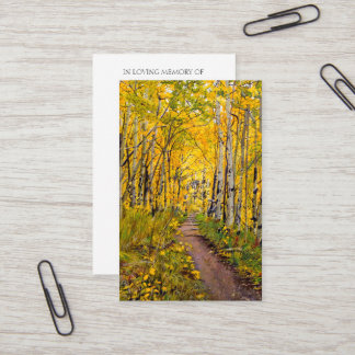 Prayer Blessing Memorial Card Visitekaartje