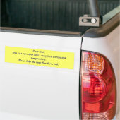 Prayer Bumpersticker (Op Truck)