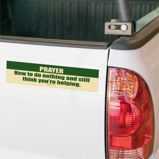 Prayer Bumpersticker (Op Truck)