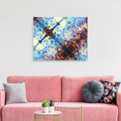Prayer Candles Canvas Afdruk (Insitu (Woonkamer))