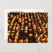 Prayer Candles in Boudhanath Briefkaart (Voorkant / Achterkant)