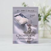 Prayer Card Name 25th Jubileum Order Bedankkaart (Staand voorkant)