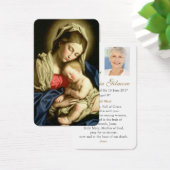 Prayer Cards | Madonna en Child Visitekaartje (Bureau)