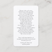 Prayer Cards | Night Sky Deluxe Visitekaartje (Achterkant)