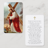 Prayer Cards | Splinters van het kruis Visitekaartje (Voorkant / Achterkant)