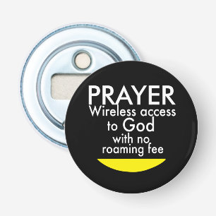 Prayer - draadloos button flesopener
