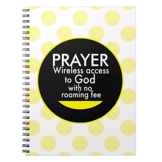 Prayer - draadloos notitieboek (Voorkant)
