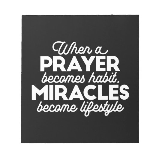 Prayer en Miracles Notitieblok (Voorkant)