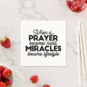 Prayer en Miracles Servet (Insitu)