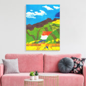 Prayer Flags Canvas Afdruk (Insitu (Woonkamer))