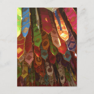 Prayer Flags, Chiang Mai, Thailand Briefkaart