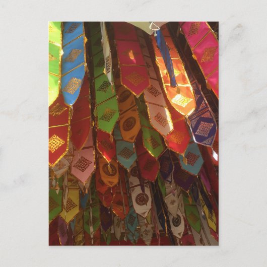 Prayer Flags, Chiang Mai, Thailand Briefkaart (Voorkant)