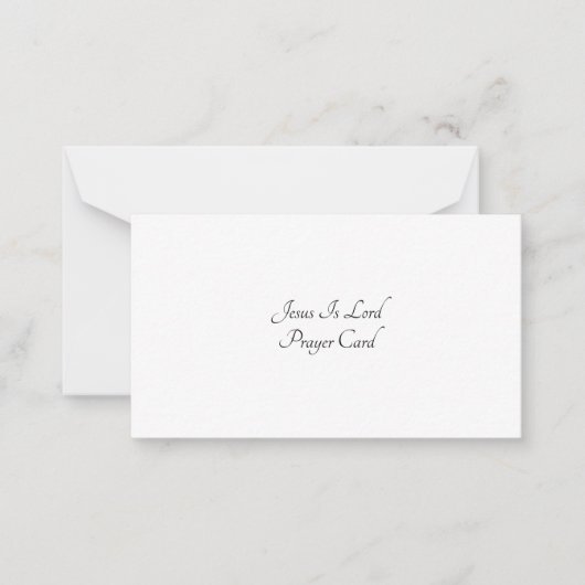 Prayer Flat Note-kaart Notitiekaartje (Voorkant)