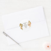 Prayer for Guardian angel Ronde Sticker (Envelop)