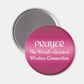 PRAYER - Groeste draadloze verbinding Magneet (Voorkant / Achterkant)