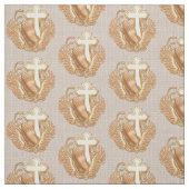 Prayer Hands Christelijk Cross Stof (Swatch)
