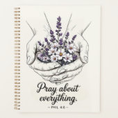 Prayer Hands with Lavender - Devotional theme (Devant)