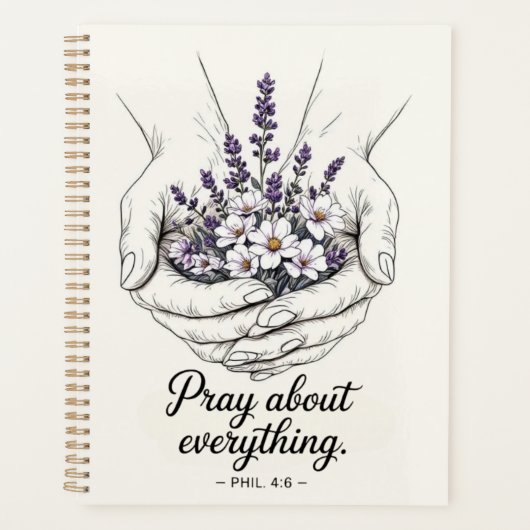 Prayer Hands with Lavender - Devotional theme (Devant)