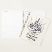 Prayer Hands with Lavender - Devotional theme Planner (Display)