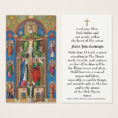 Prayer Holy Card pour Catholic Priest Religious (Devant & derrière)