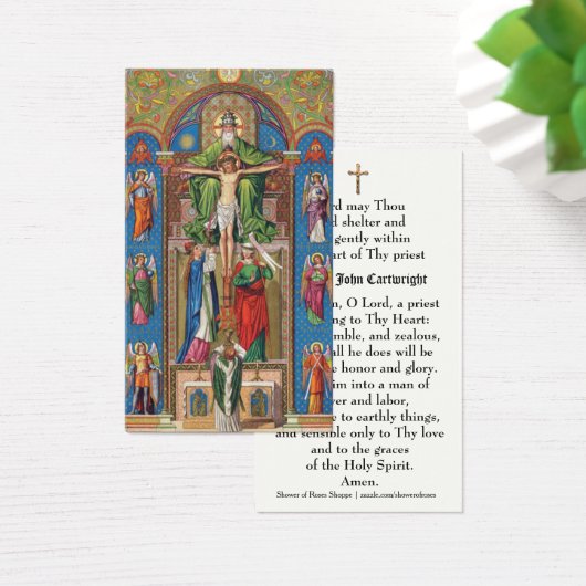 Prayer Holy Card pour Catholic Priest Religious (Bureau)