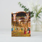 Prayer in de moskee (1871) briefkaart (Staand voorkant)