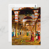 Prayer in de moskee (1871) briefkaart (Voorkant / Achterkant)