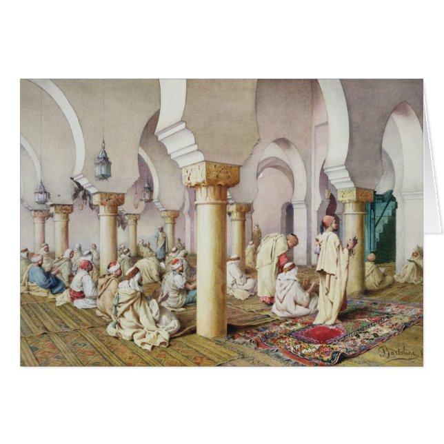 Prayer in de moskee, 1884 (Voorkant Horizontaal)