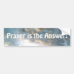 Prayer is de Bumpersticker Antwoord
