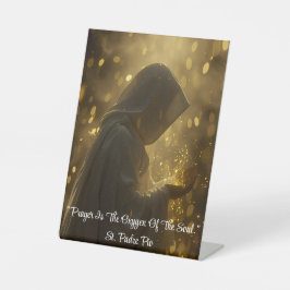 Prayer Is... Pedestal Sign Reclamebord Met Voetstuk