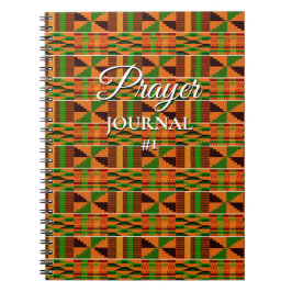 Prayer Journal African Kente K47 Spiral Notitieboe Notitieboek