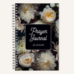 Prayer Journal Cream-Rozen en -bloemen Notitieboek