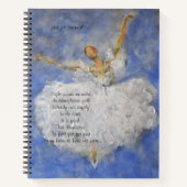 Prayer Journal met ballerina Notitieboek (Voorkant)