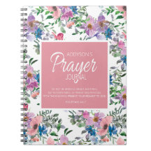 Prayer Journal Paars Blue White